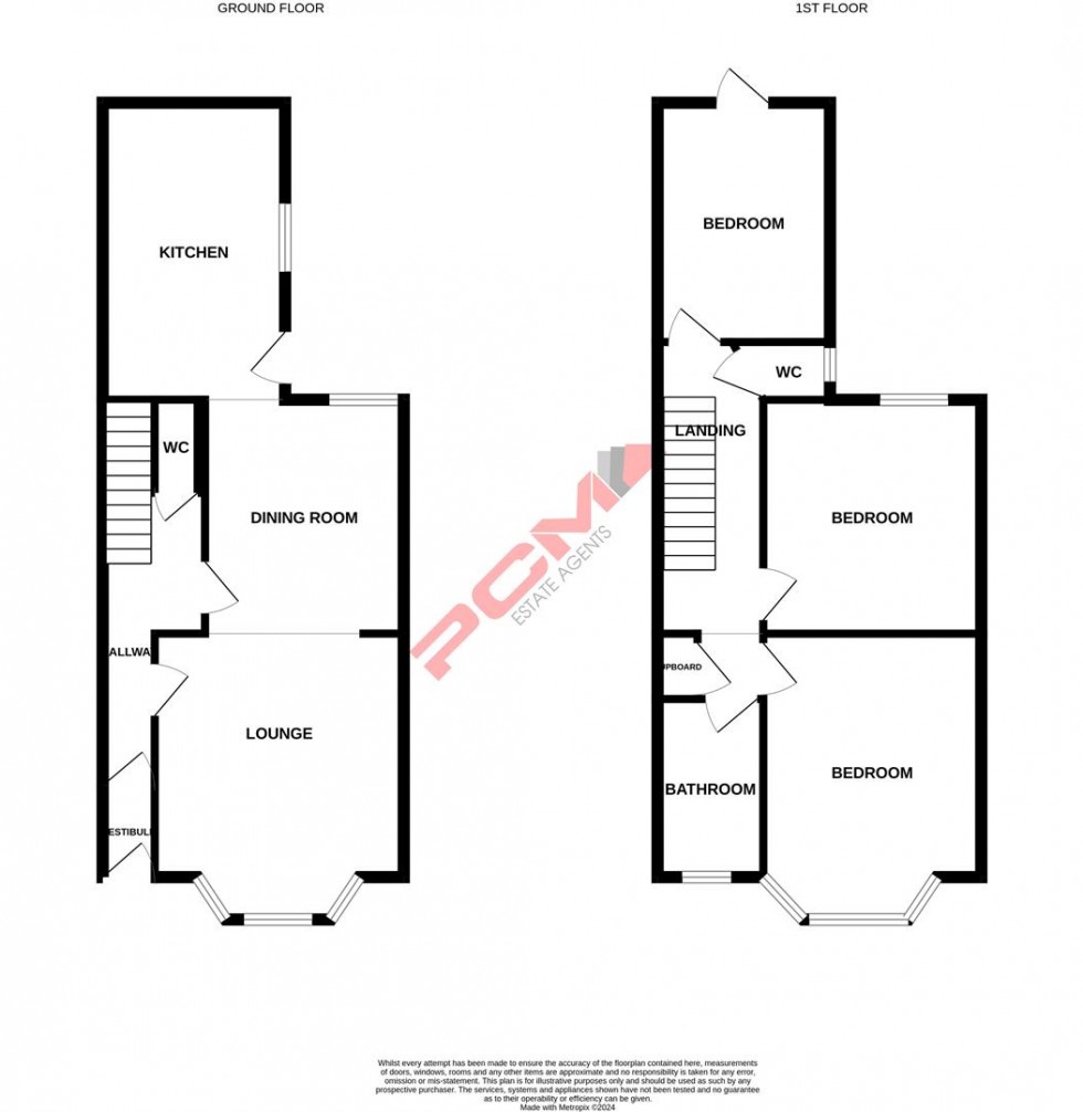 Floorplan for Harold Road, Hastings