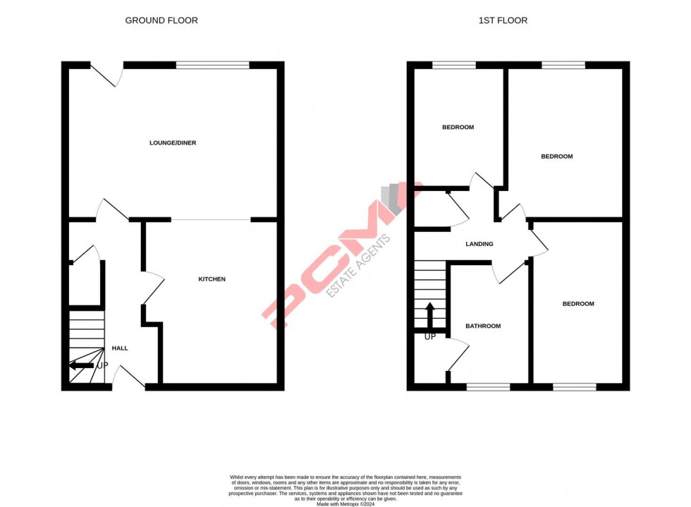 Floorplan for Sheerwater Terrace, Hastings