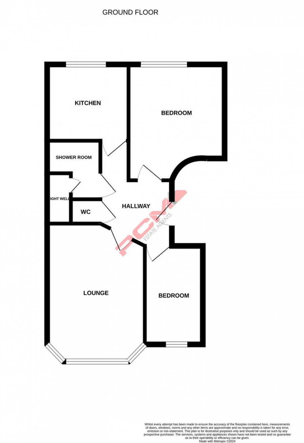 Floorplan for Castle Gardens, Hastings