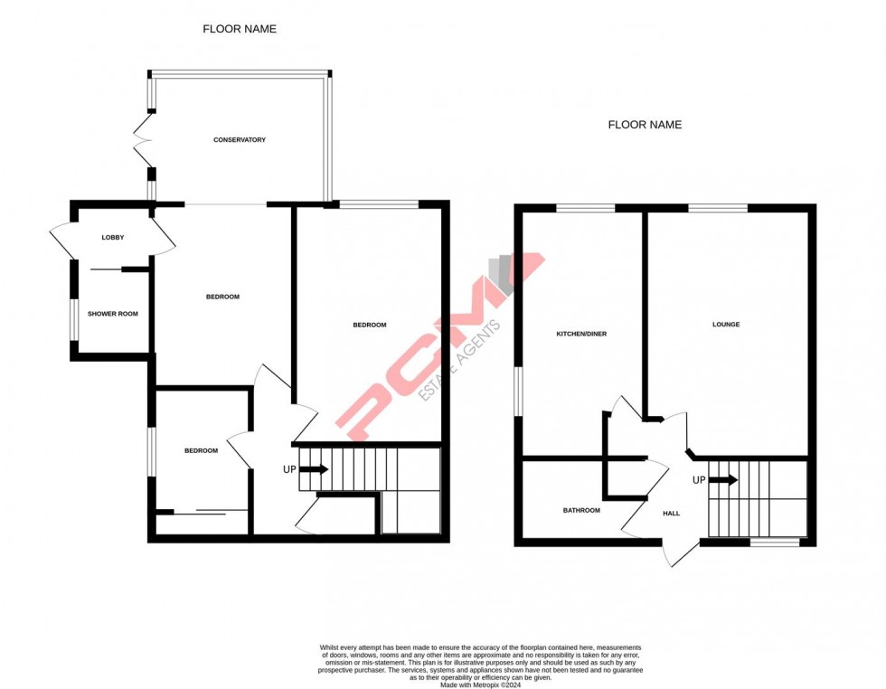 Floorplan for Reedswood Road, St. Leonards-On-Sea