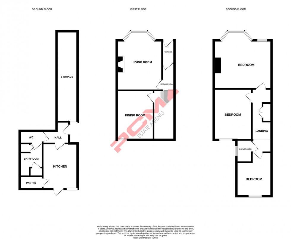 Floorplan for Horntye Road, St. Leonards-On-Sea