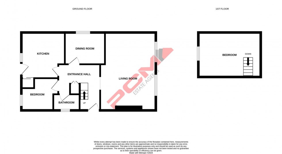 Floorplan for Ravine Close, Hastings