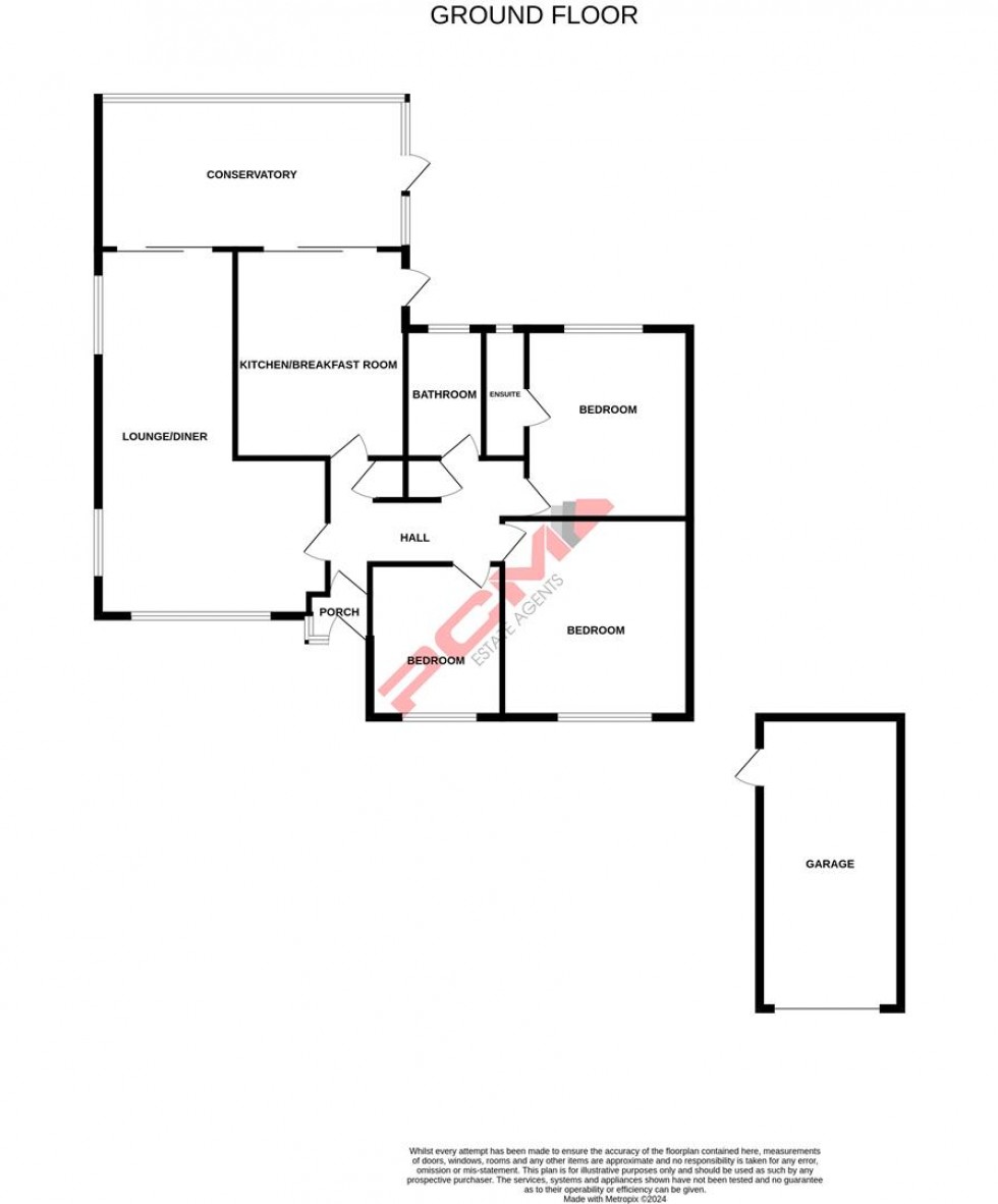 Floorplan for Ledsham Avenue, St. Leonards-On-Sea