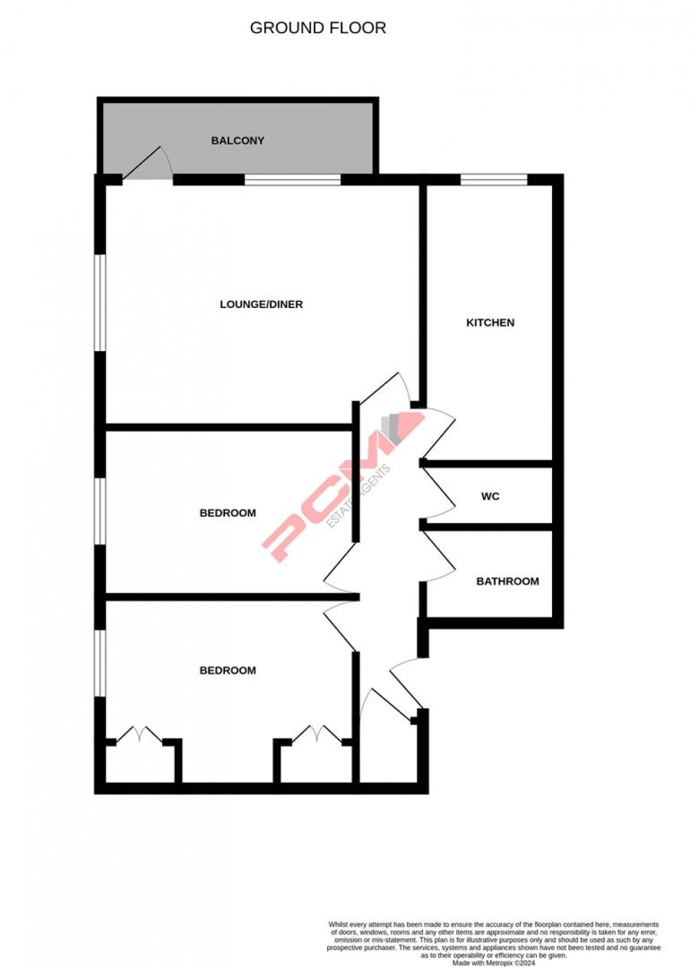 Floorplan for St. Johns Road, St. Leonards-On-Sea