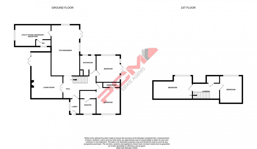 Floorplan for Towerscroft Avenue, St. Leonards-On-Sea