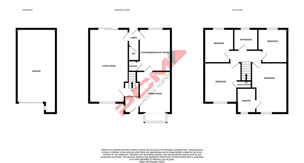 Floorplan for Copper Beeches, St. Leonards-On-Sea