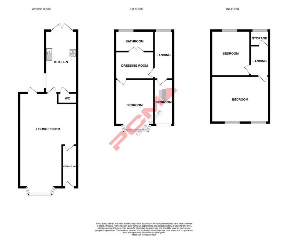 Floorplan for Horntye Road, St. Leonards-On-Sea