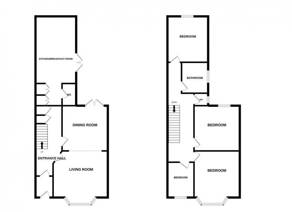 Floorplan for Lower Park Road, Hastings