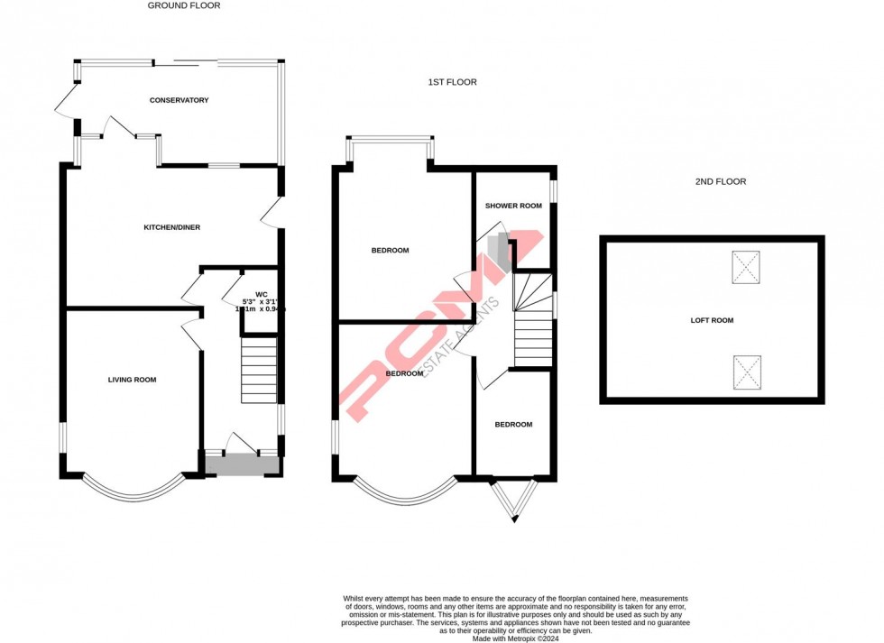 Floorplan for Old Harrow Road, St. Leonards-On-Sea