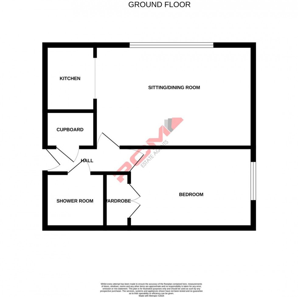 Floorplan for Denmark Place, Hastings