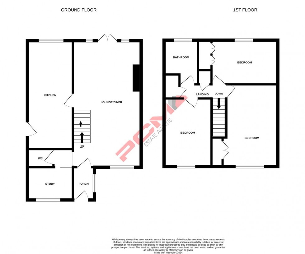 Floorplan for Birch Way, Hastings