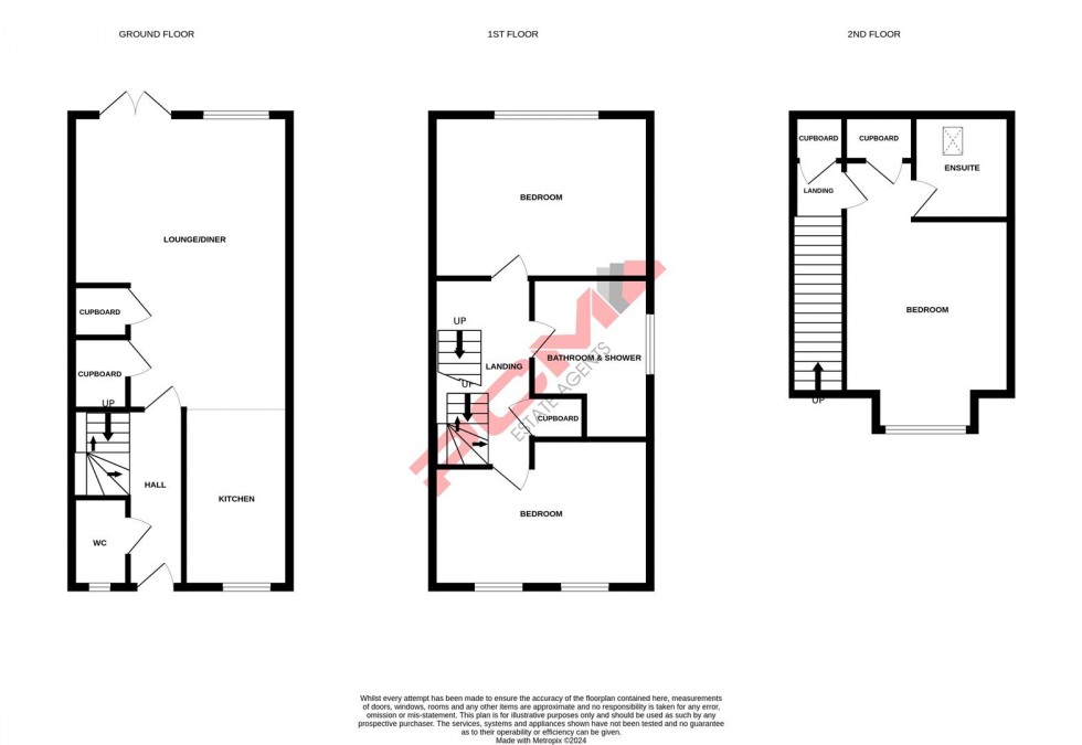 Floorplan for Bradshaw Close, Winchelsea Road, Guestling, Hastings