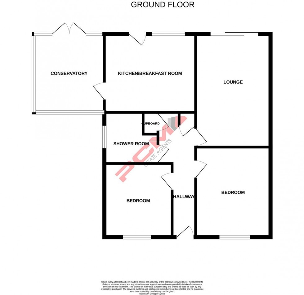 Floorplan for Chanctonbury Drive, Hastings