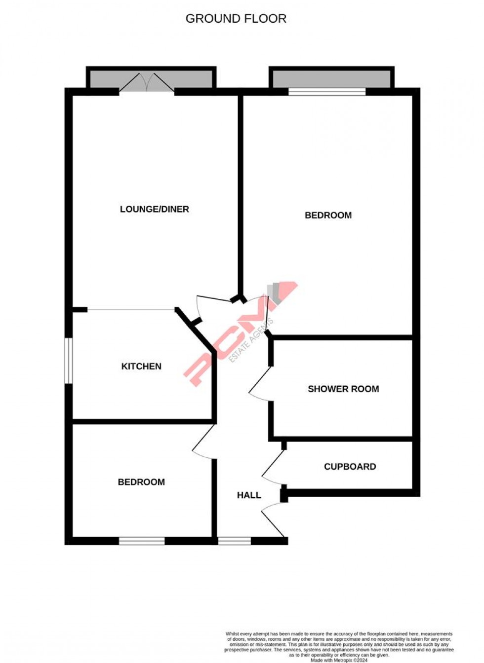 Floorplan for Cooden Ledge, St. Leonards-On-Sea