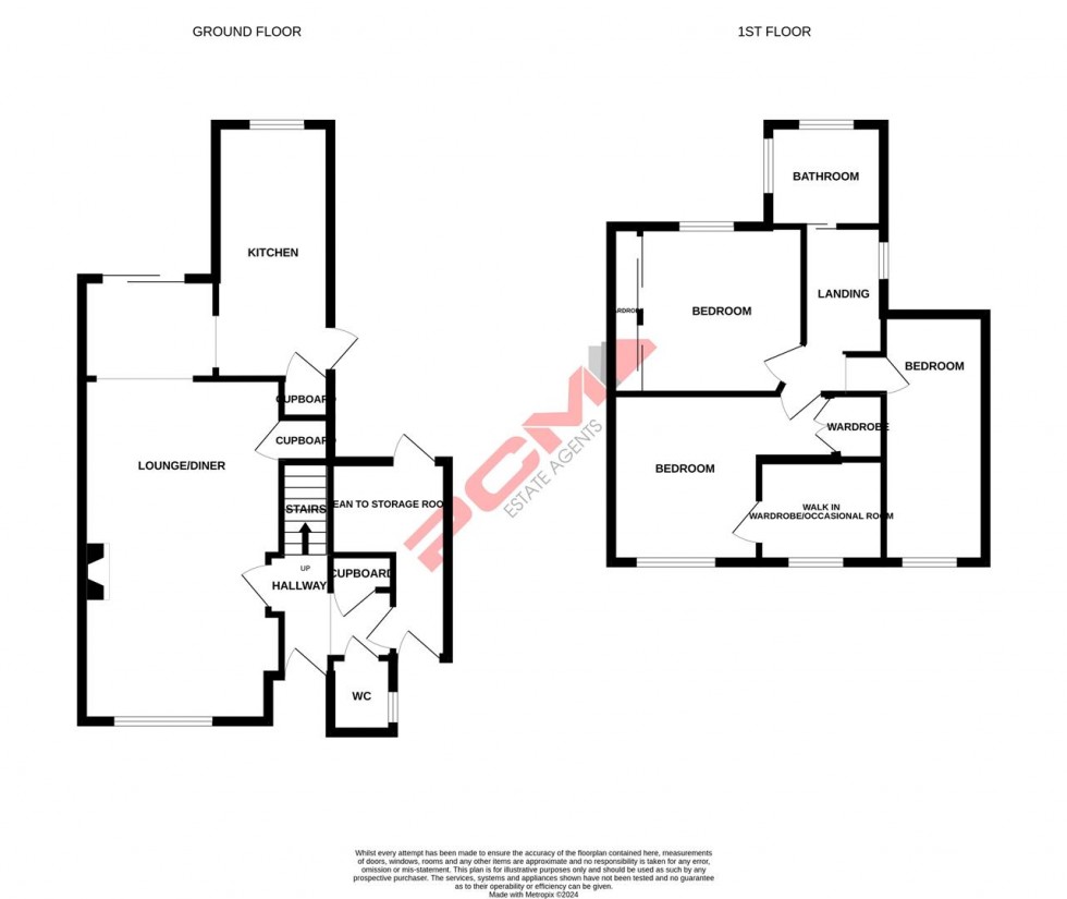 Floorplan for Parker Road, Hastings