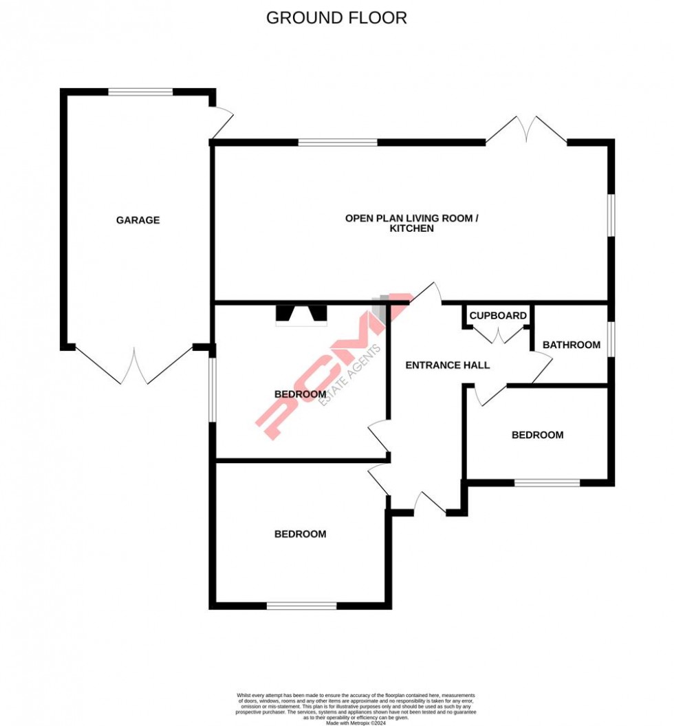 Floorplan for Ponswood Road, St. Leonards-On-Sea