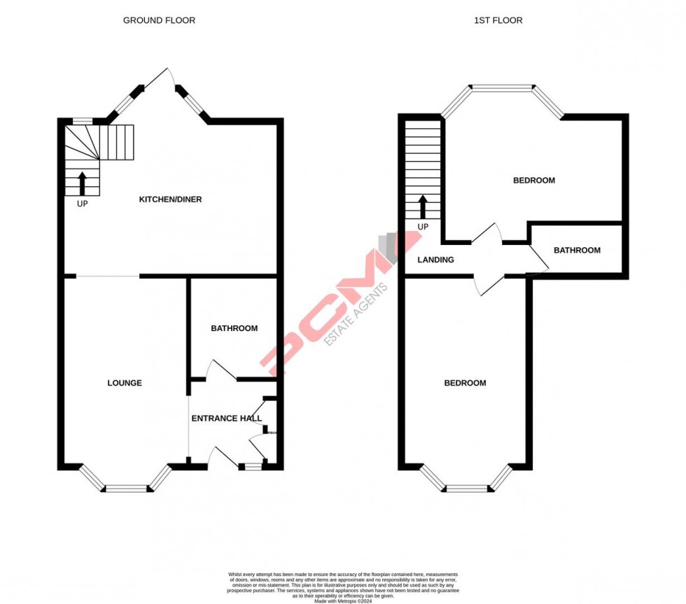 Floorplan for Godwin Road, Hastings