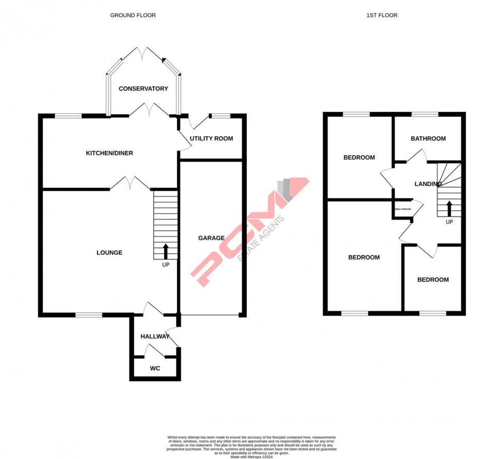 Floorplan for Pinewood Way, St. Leonards-On-Sea