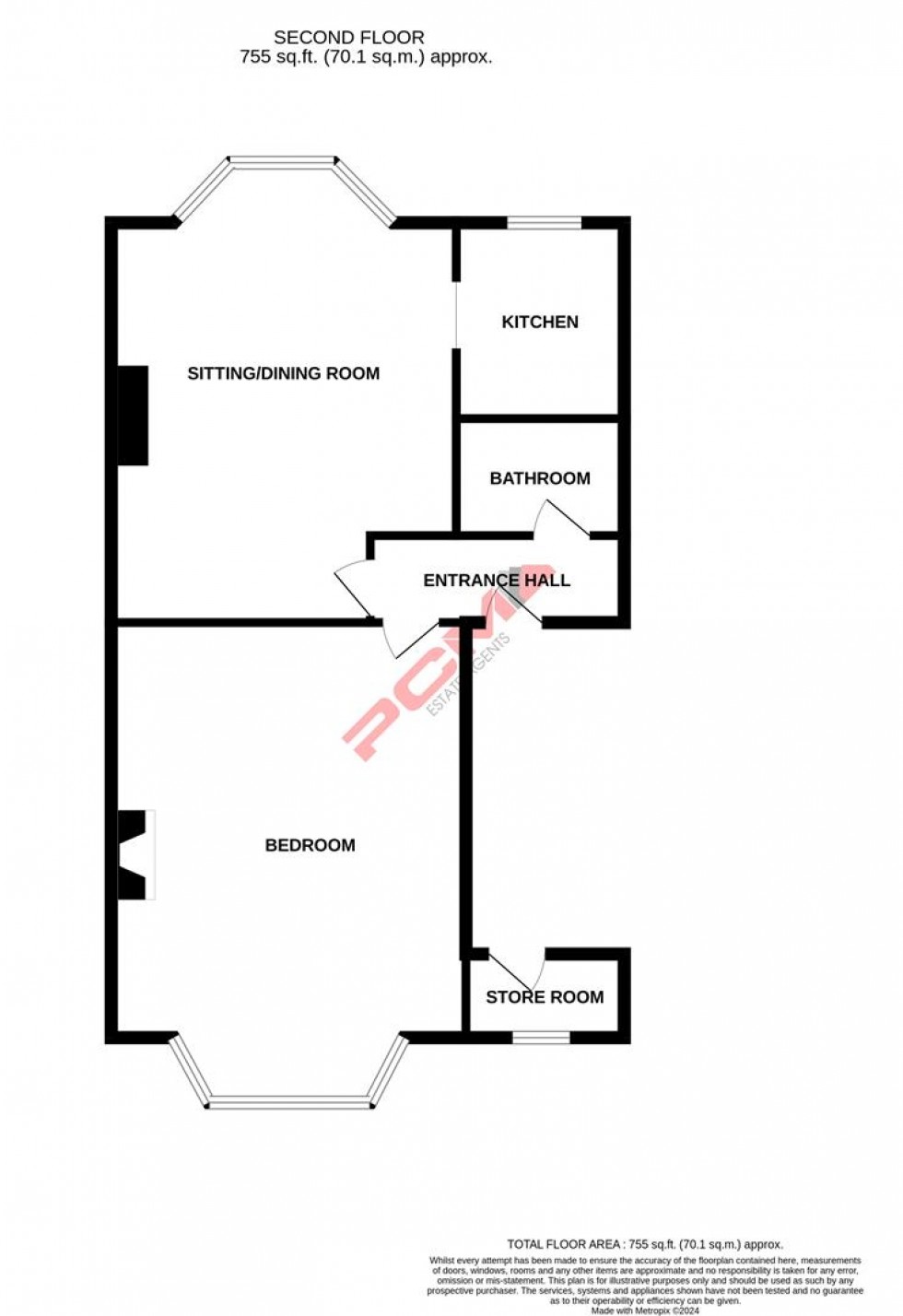 Floorplan for Anglesea Terrace, St. Leonards-On-Sea