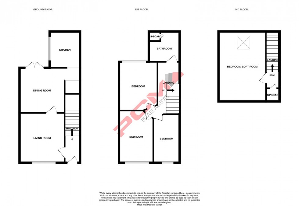 Floorplan for St. Georges Road, Hastings