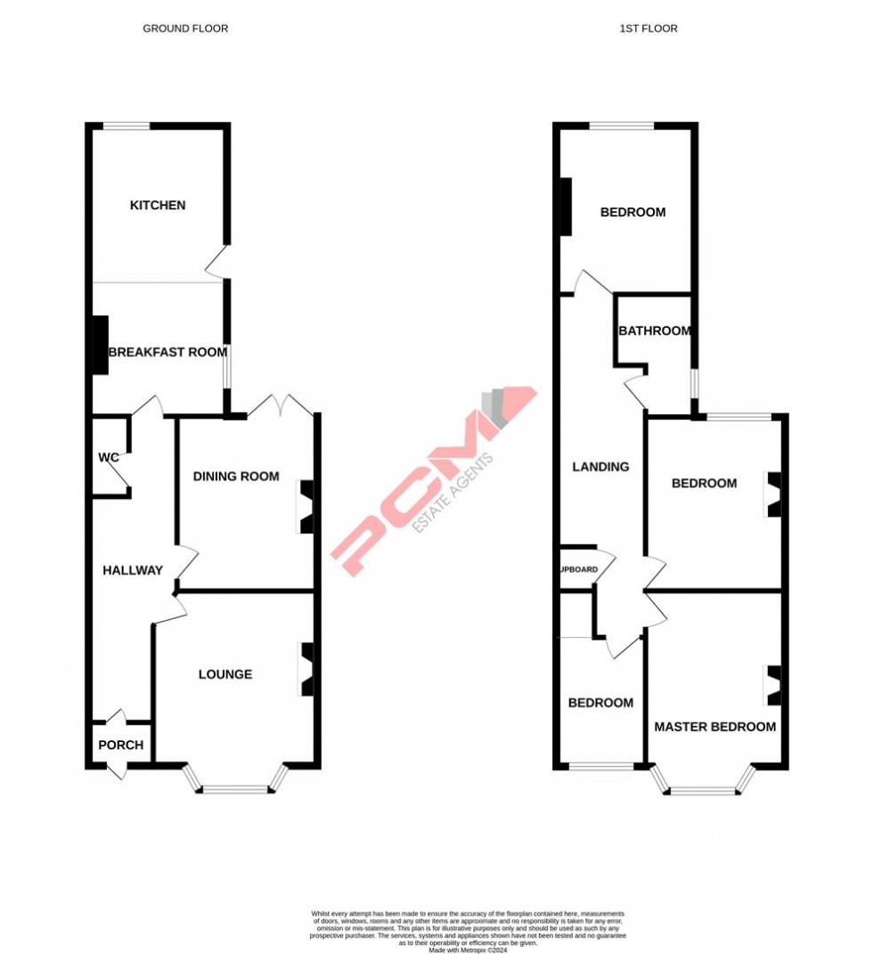 Floorplan for Ashburnham Road, Hastings