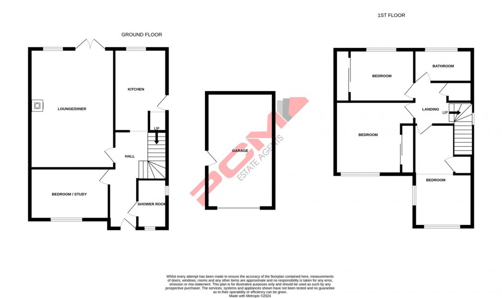 Floorplan for Ghyllside Avenue, Hastings