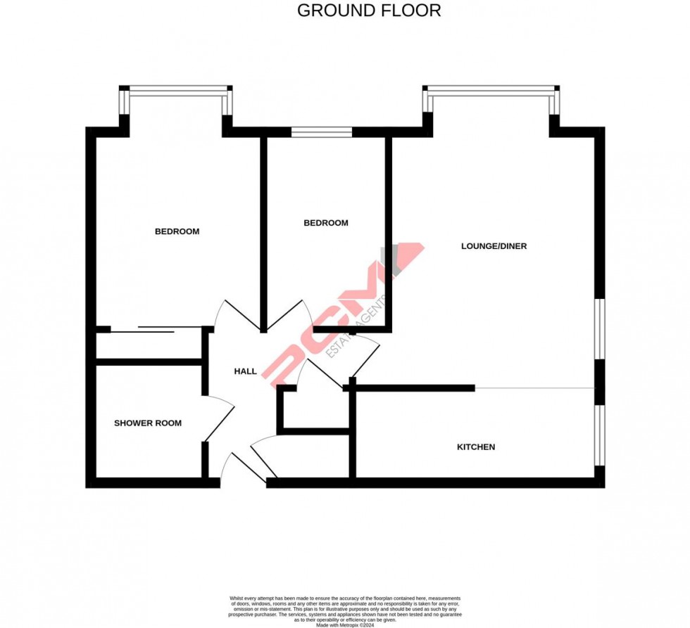 Floorplan for The Bourne, Hastings