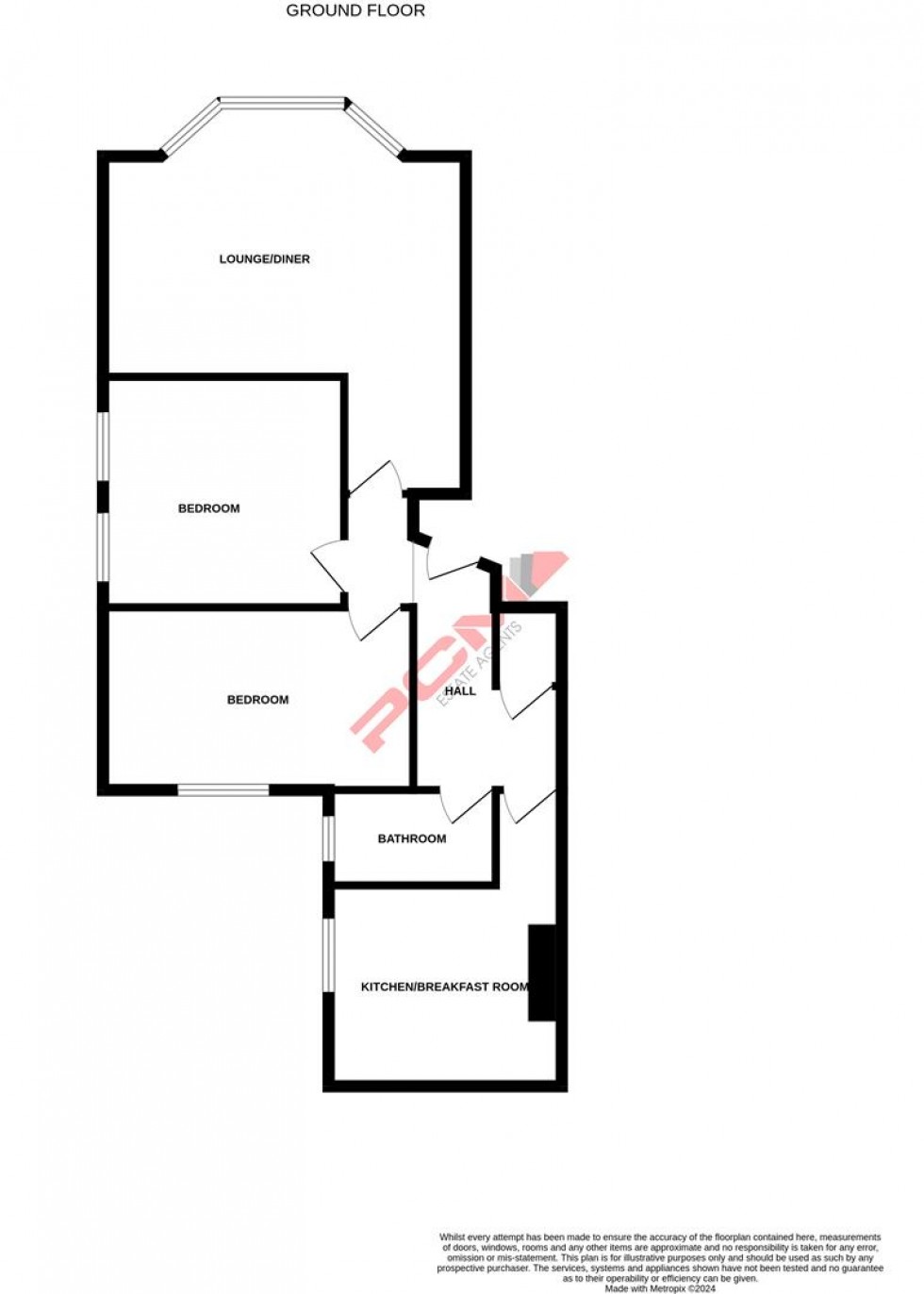 Floorplan for White Rock Gardens, Hastings