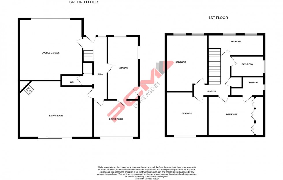 Floorplan for Hawthorn Avenue, Bexhill-On-Sea