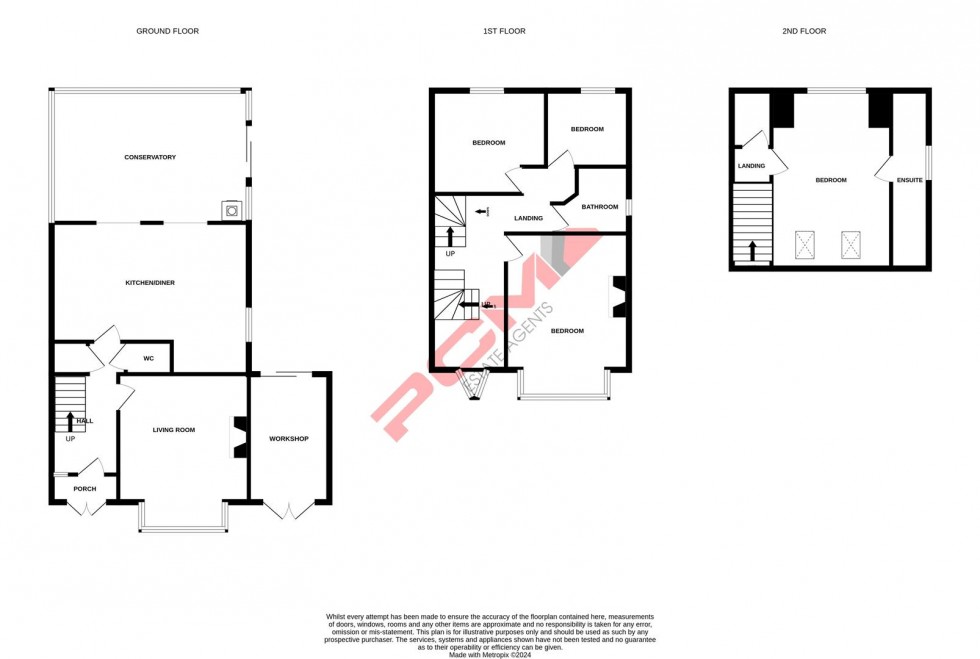 Floorplan for St Helens Road, Hastings