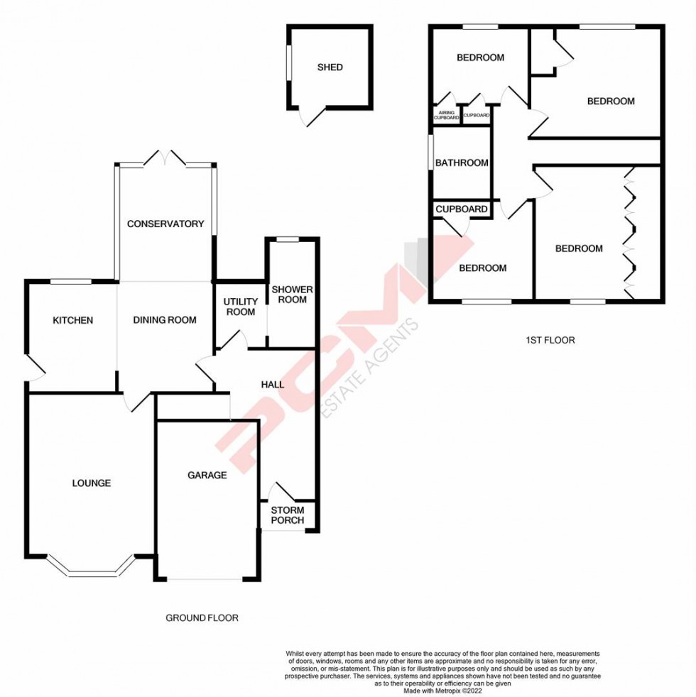 Floorplan for Chailey Close, Hastings