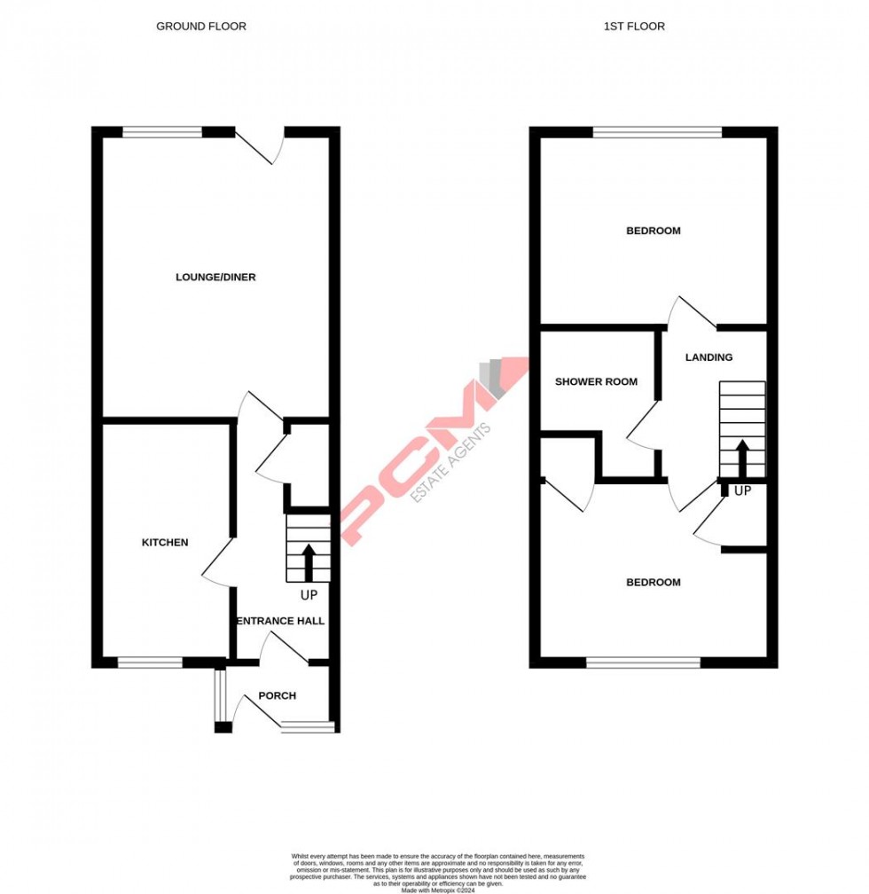 Floorplan for Saunders Close, Hastings