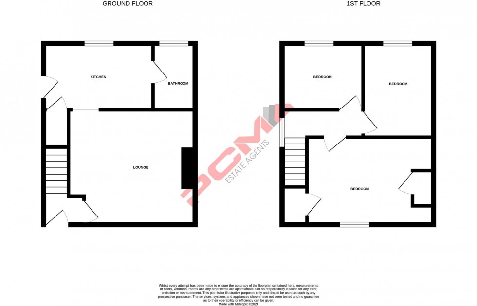 Floorplan for Church Road, Catsfield, Battle