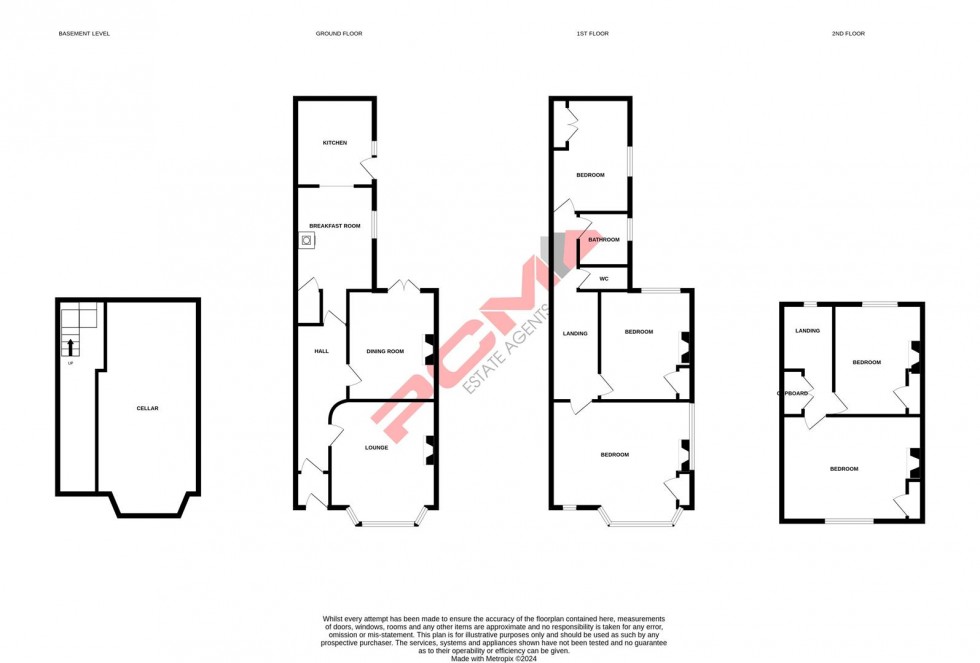 Floorplan for St. Peters Road, St. Leonards-On-Sea