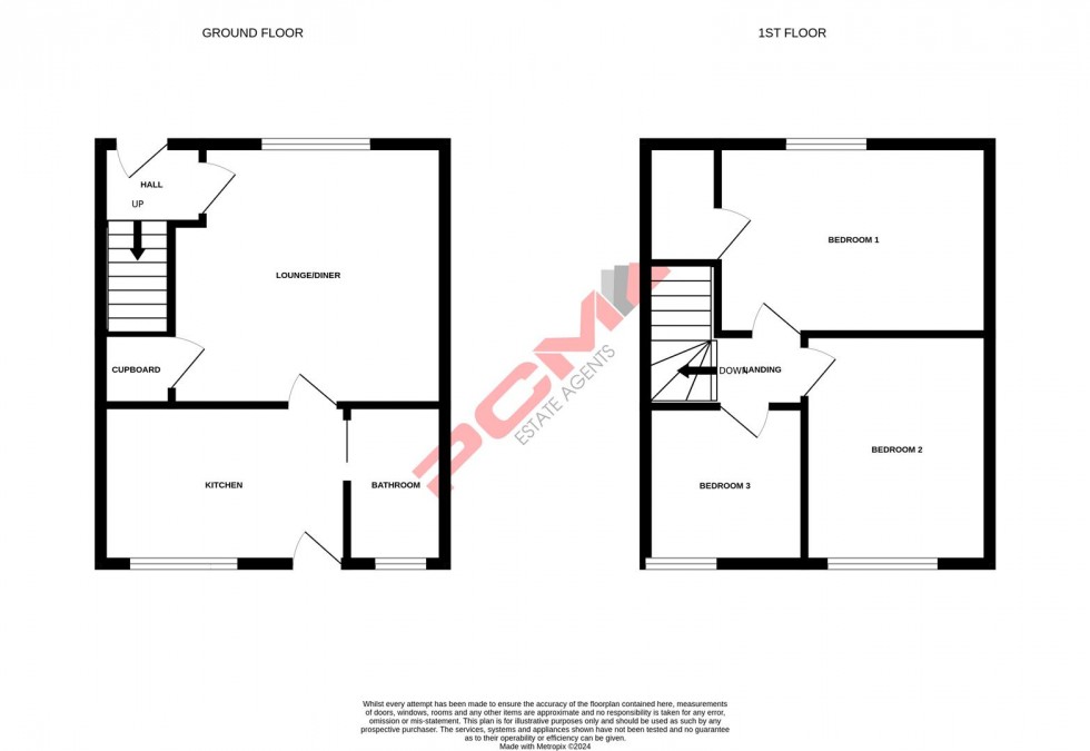 Floorplan for Quebec Road, St. Leonards-On-Sea