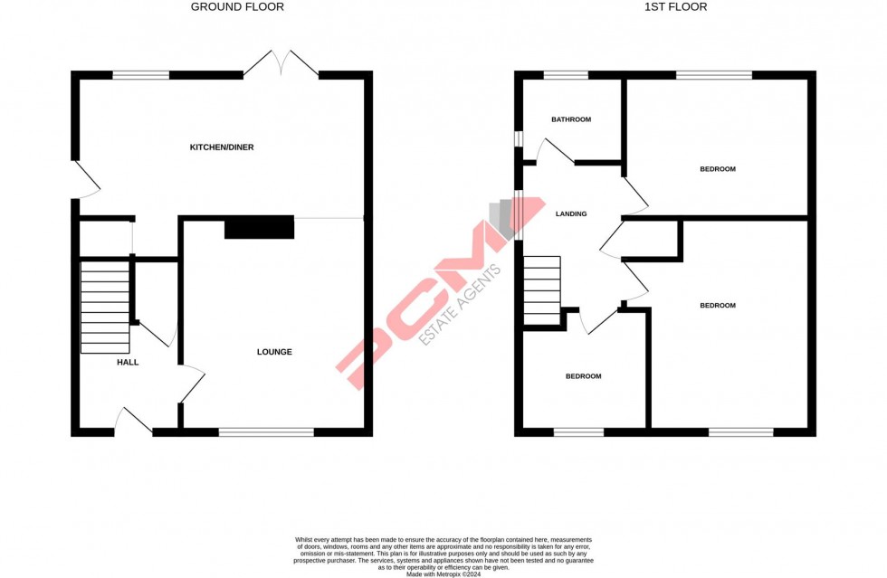 Floorplan for Blackman Avenue, St. Leonards-On-Sea