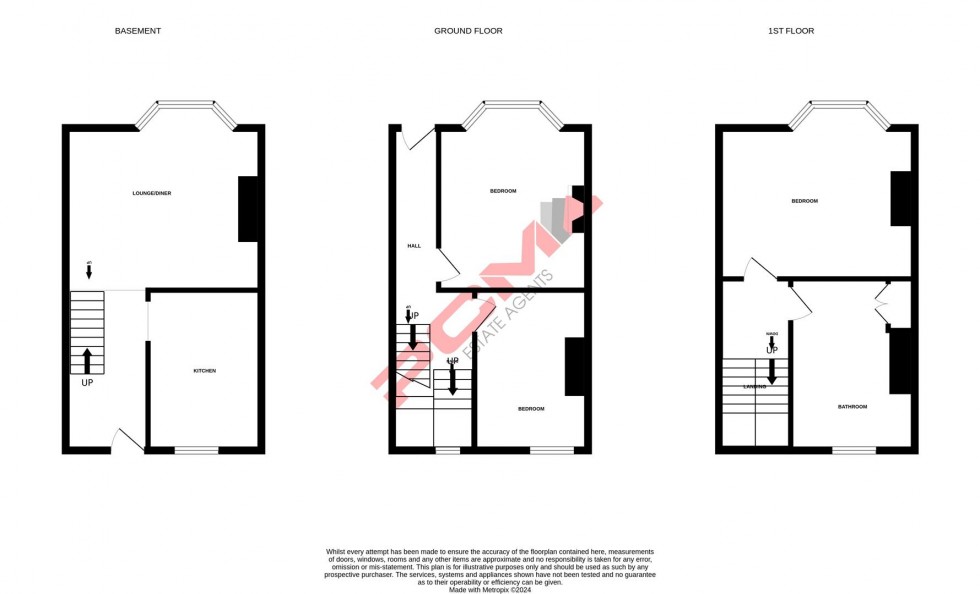 Floorplan for Lower South Road, St. Leonards-On-Sea