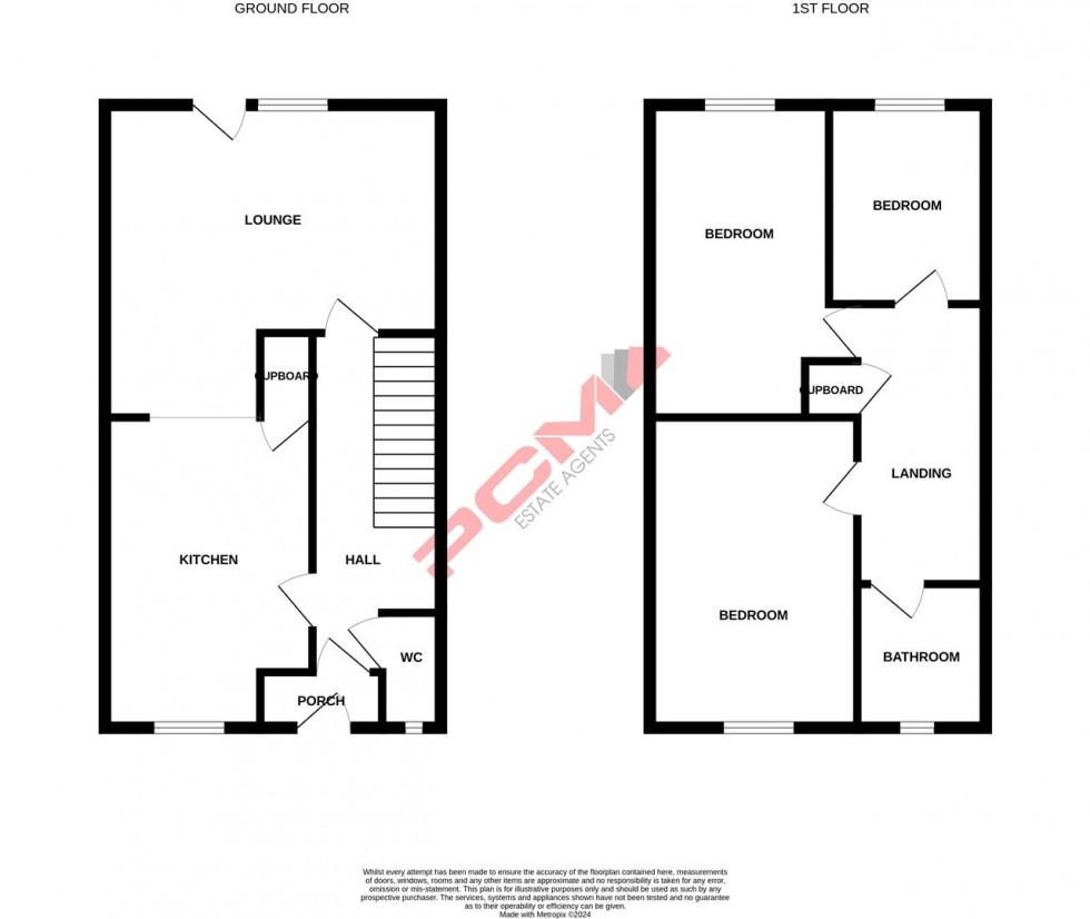 Floorplan for Buckingham Road, St. Leonards-on-sea