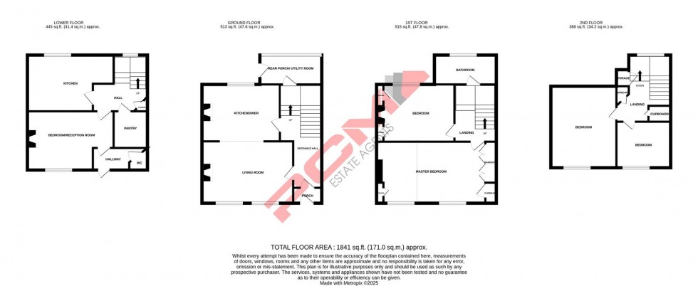 Floorplan for High Wickham, Old Town, Hastings