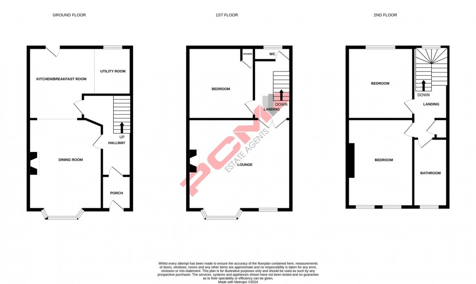 Floorplan for London Road, St. Leonards-On-Sea