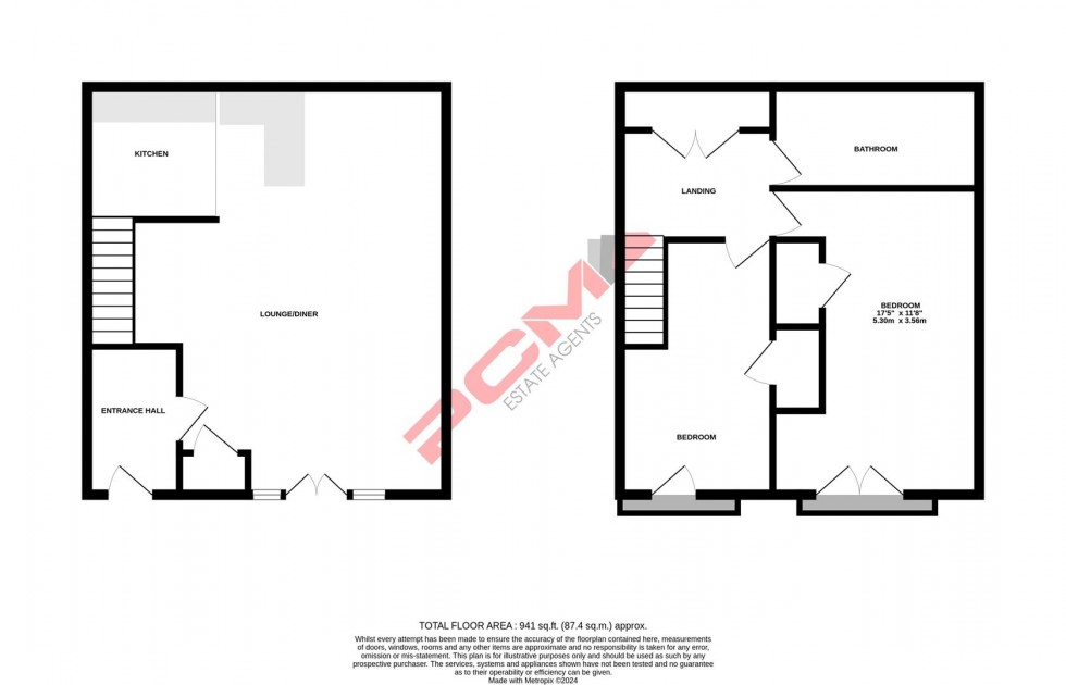 Floorplan for North Street, St. Leonards-On-Sea