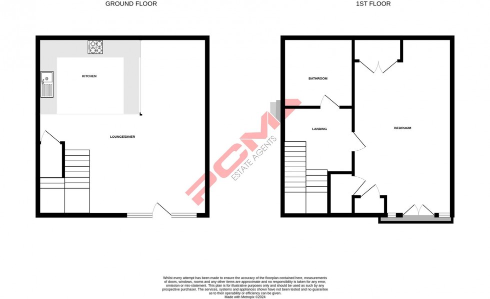 Floorplan for North Street, St. Leonards-On-Sea