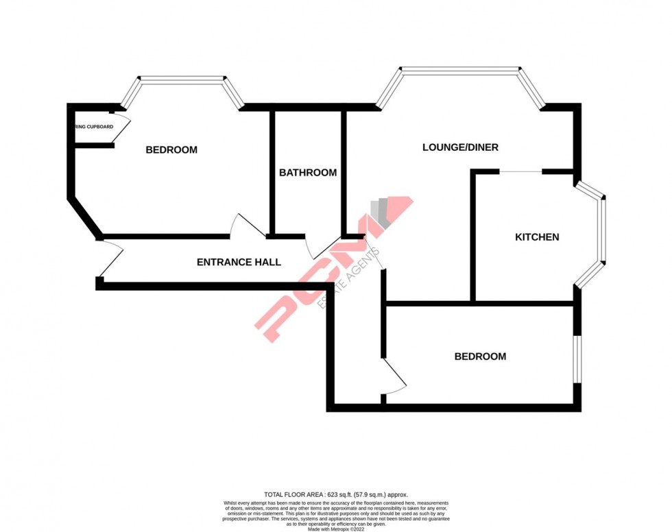 Floorplan for Warrior Square, St. Leonards-On-Sea