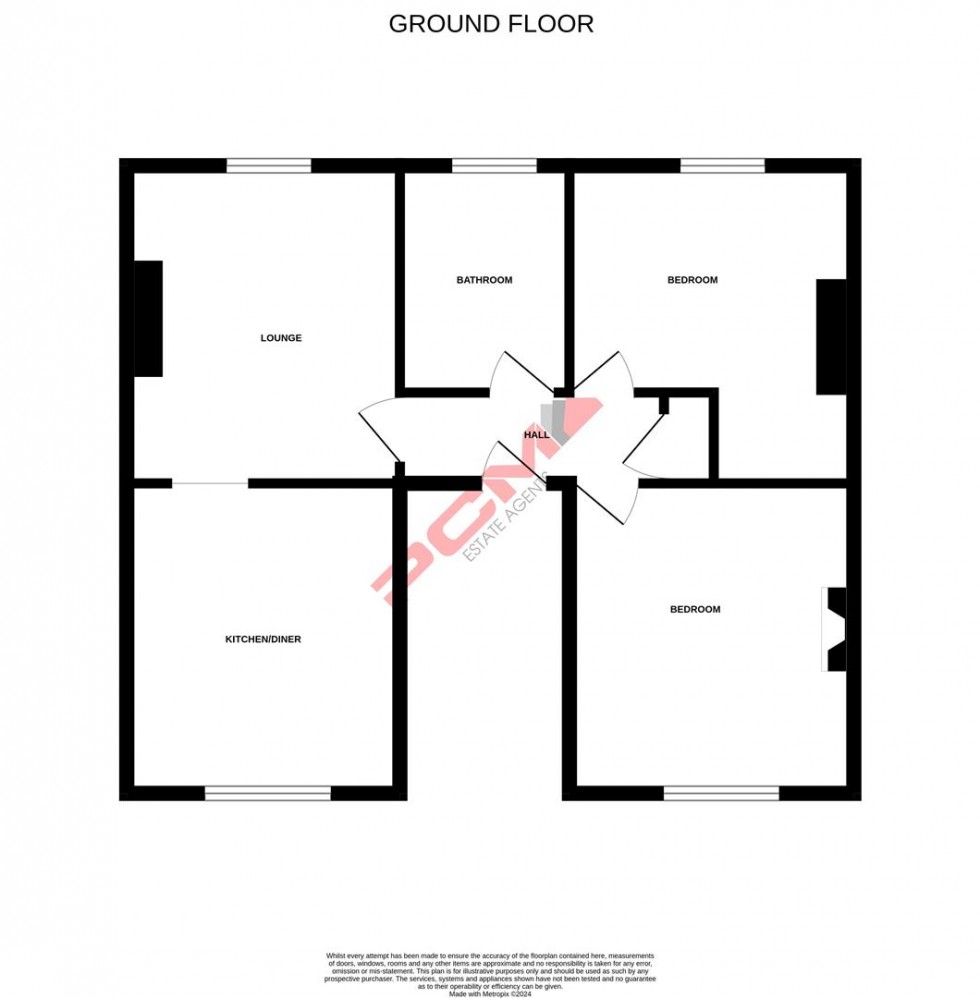 Floorplan for Bexhill Road, St. Leonards-On-Sea