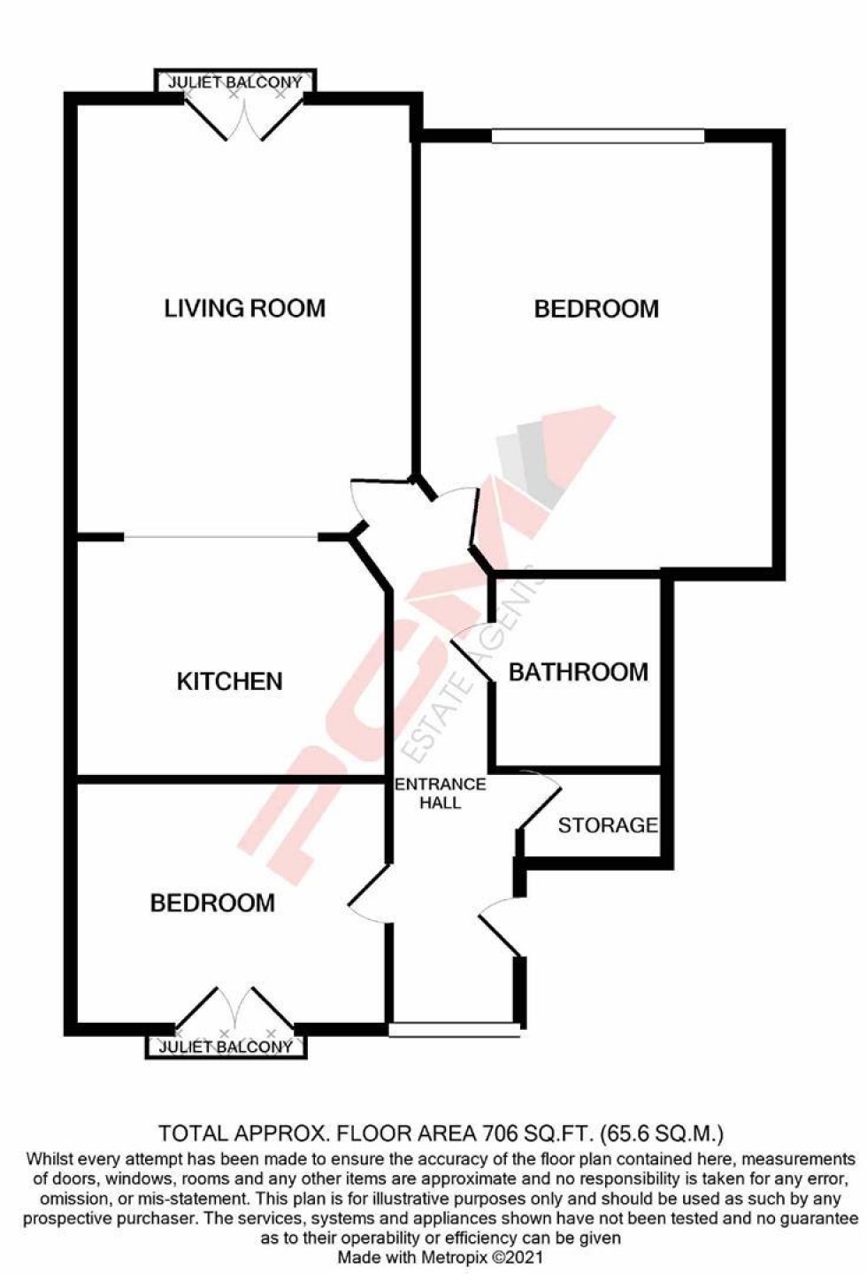 Floorplan for Cooden Ledge, St. Leonards-On-Sea