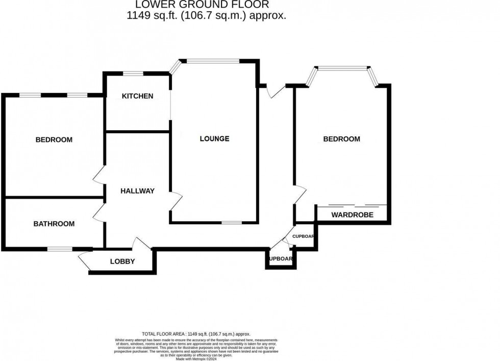 Floorplan for Elphinstone Road, Hastings