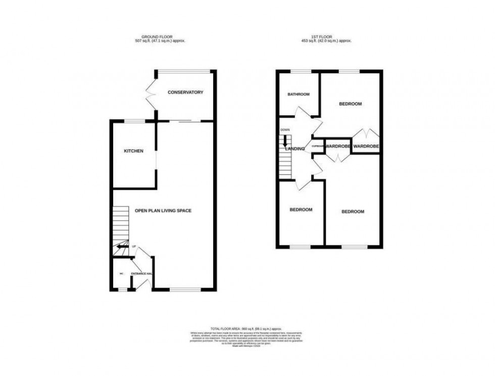 Floorplan for Lynwood Close, St. Leonards-On-Sea