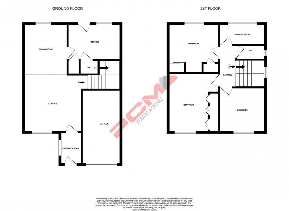 Floorplan for Abbotsfield Close, Hastings