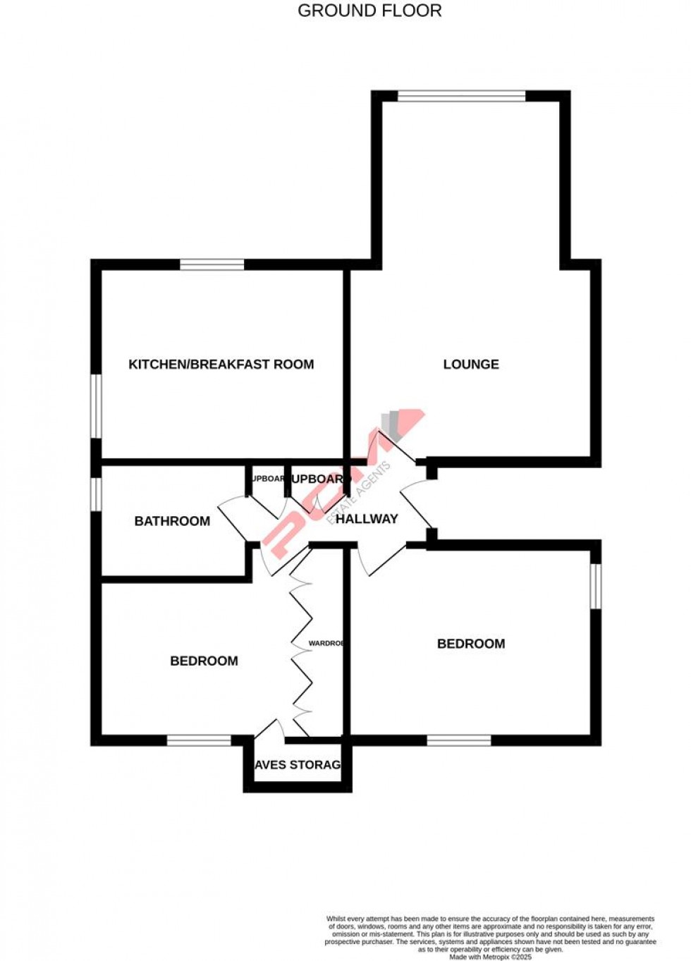 Floorplan for Combermere Road, St. Leonards-On-Sea