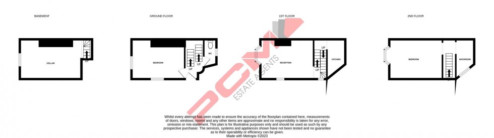 Floorplan for East Parade, Hastings